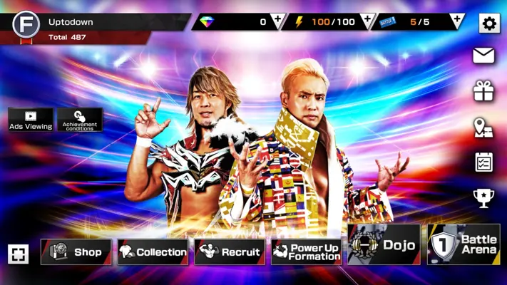 New Japan Pro-Wrestling android App screenshot 1